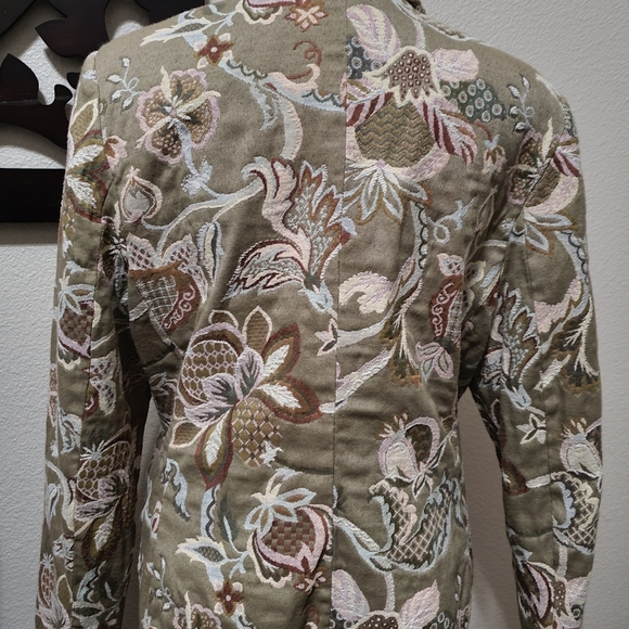 Napa Valley fully lined brocade blazer - Picture 2 of 6